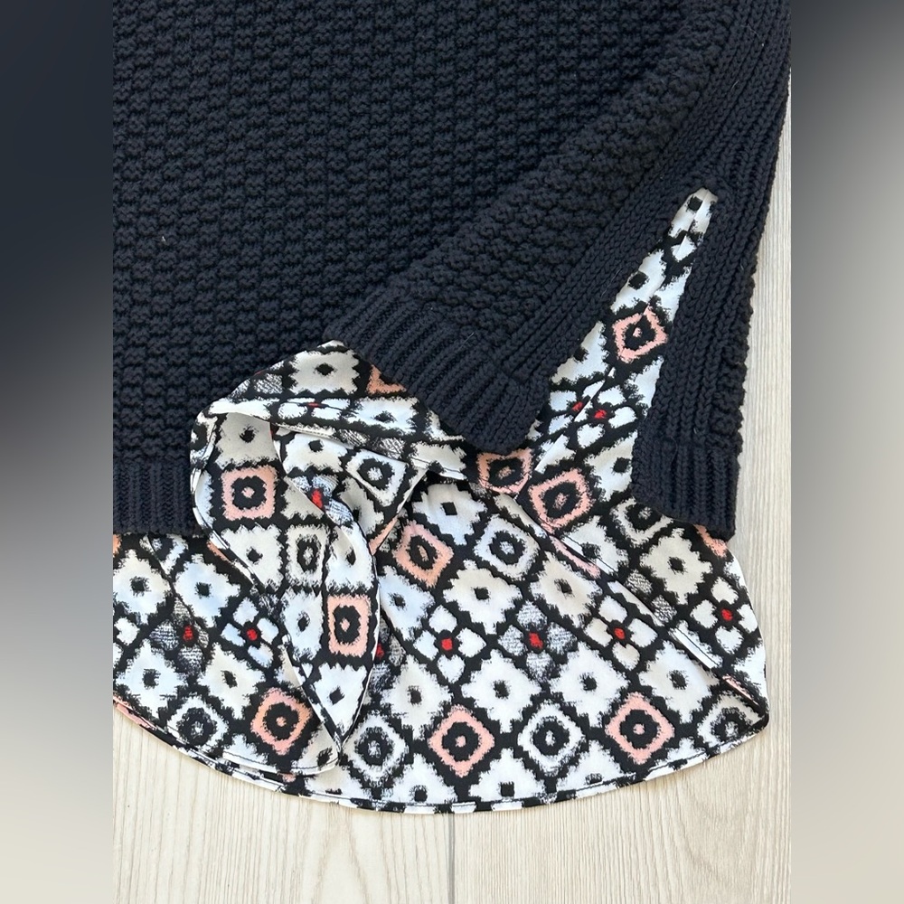 Ann Taylor Loft ~ Patchwork Two In One Sweater Ta… - image 8